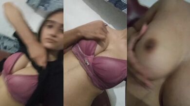Hot gujarati girl sexy boobs selfie MMS