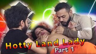 landlady ke sath hot threesome chudai