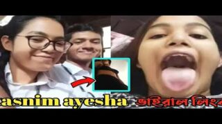 Tiktok star Tasnim Ayesha viral drive link video